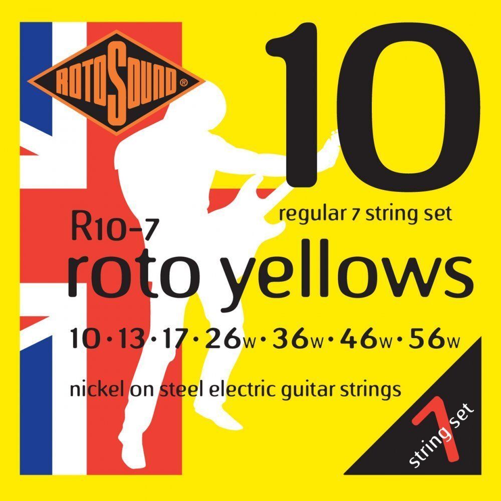 Струни для електрогітари Rotosound R10 7 RS-0291 фото