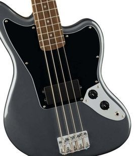 SQUIER by FENDER AFFINITY SERIES JAGUAR BASS LR CHARCOAL FROST METALLIC Бас-гітара SQ-0053 фото