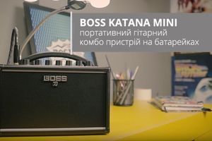 Boss Katana-Mini - наилучший портативный гитарный комбо на батарейках фото