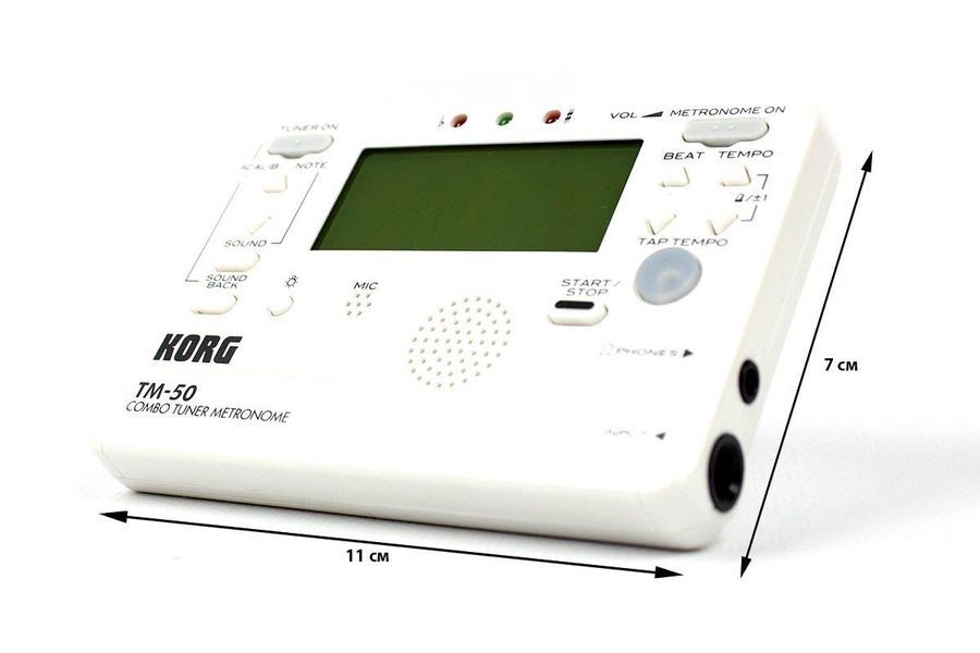 KORG TM 50 PW Тюнер-метроном KO-0164 фото