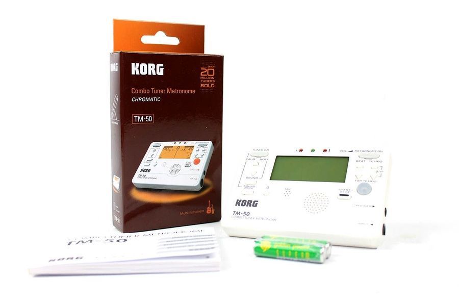 KORG TM 50 PW Тюнер-метроном KO-0164 фото
