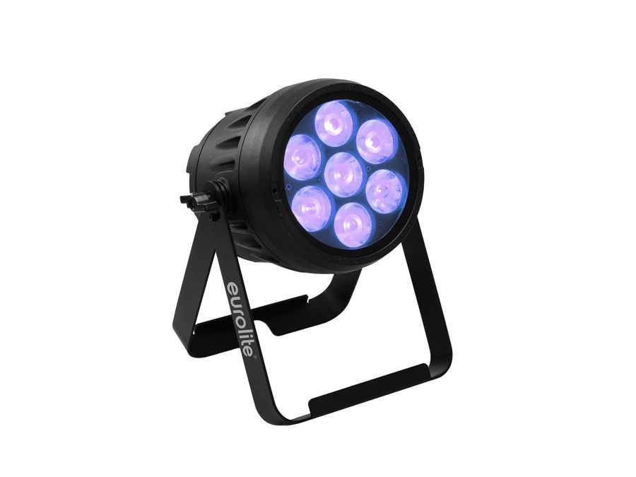 EUROLITE LED IP PAR 7x10W RGBL spot EL-0825 фото