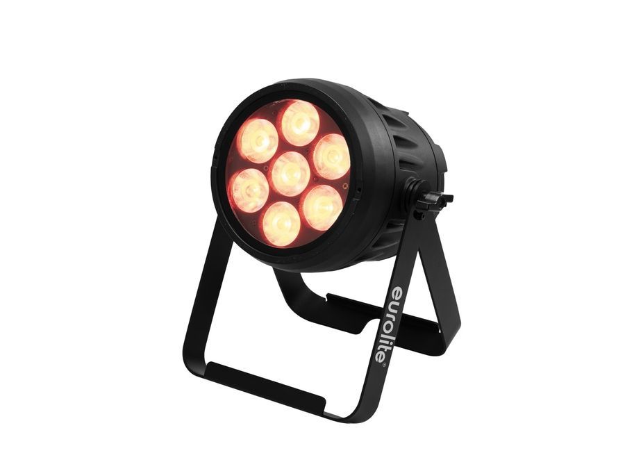 EUROLITE LED IP PAR 7x10W RGBL spot EL-0825 фото