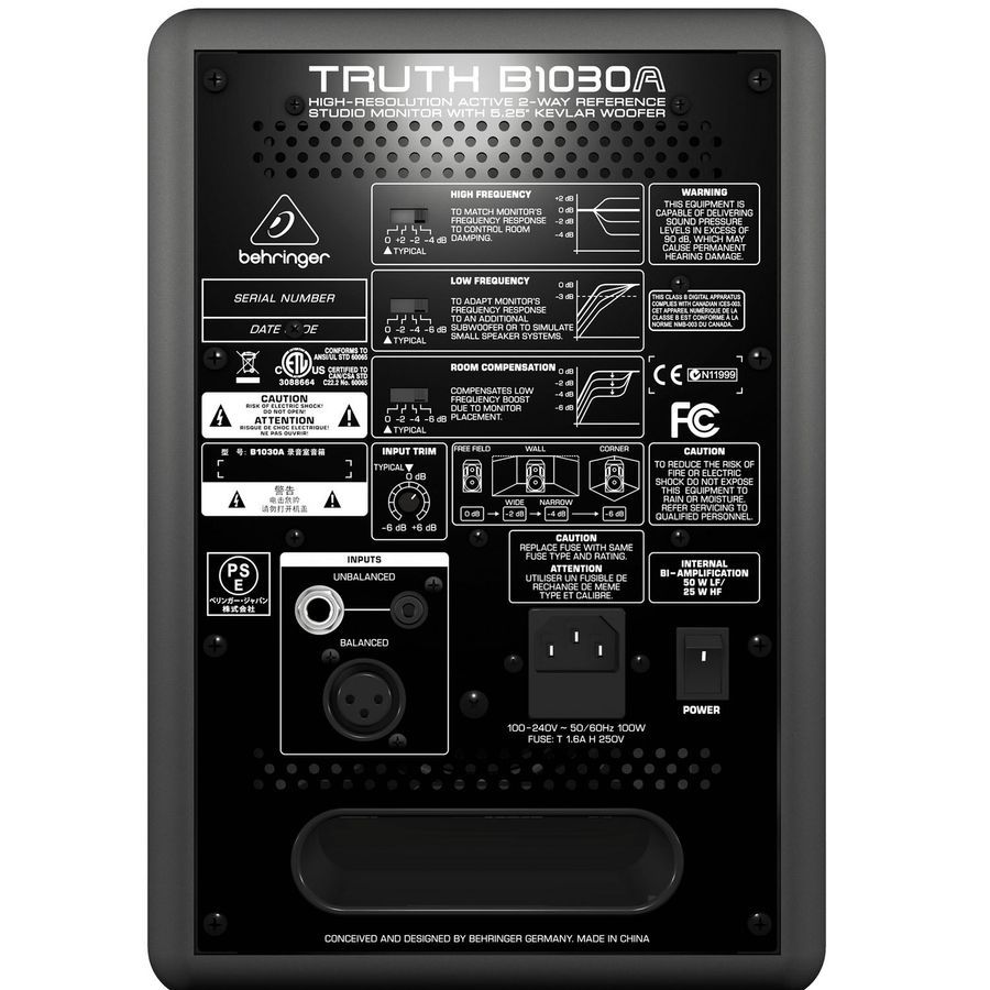 Студийный монитор Behringer Truth B1030A BE-0027 фото
