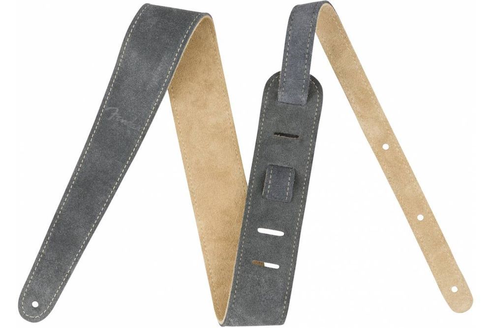 FENDER 2" REVERSIBLE SUEDE STRAP GRAY/TAN Ремінь гітарний FE-0155 фото