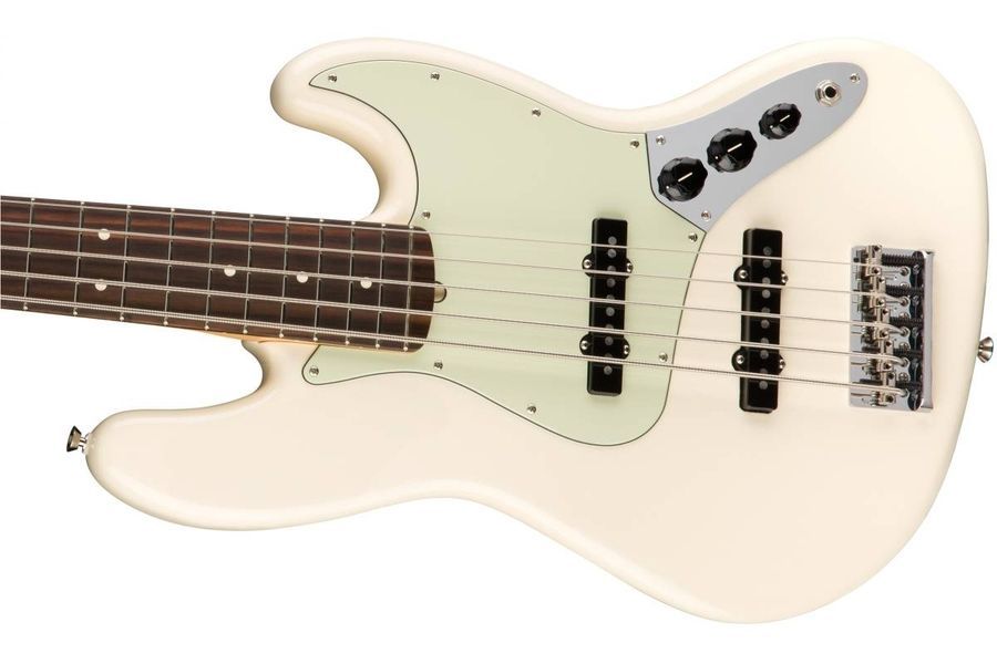 FENDER AMERICAN PROFESSIONAL JAZZ BASS V RW OLYMPIC WHITE Бас-гитара FE-0223 фото