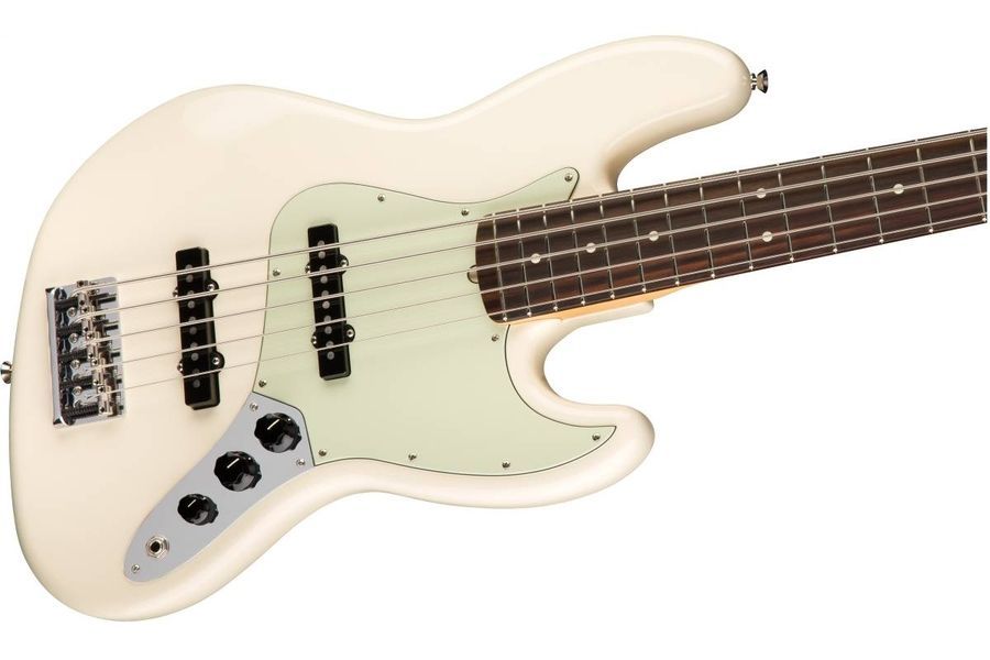 FENDER AMERICAN PROFESSIONAL JAZZ BASS V RW OLYMPIC WHITE Бас-гитара FE-0223 фото