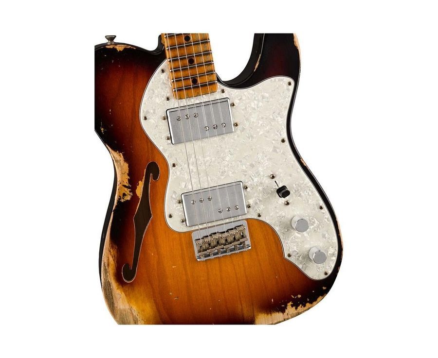 FENDER CUSTOM SHOP 1972 TELE THINLINE CUSTOM JOURNEYMAN RELIC LTD (custom built) Електрогітара FE-0296 фото
