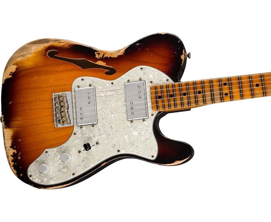 FENDER CUSTOM SHOP 1972 TELE THINLINE CUSTOM JOURNEYMAN RELIC LTD (custom built) Електрогітара FE-0296 фото