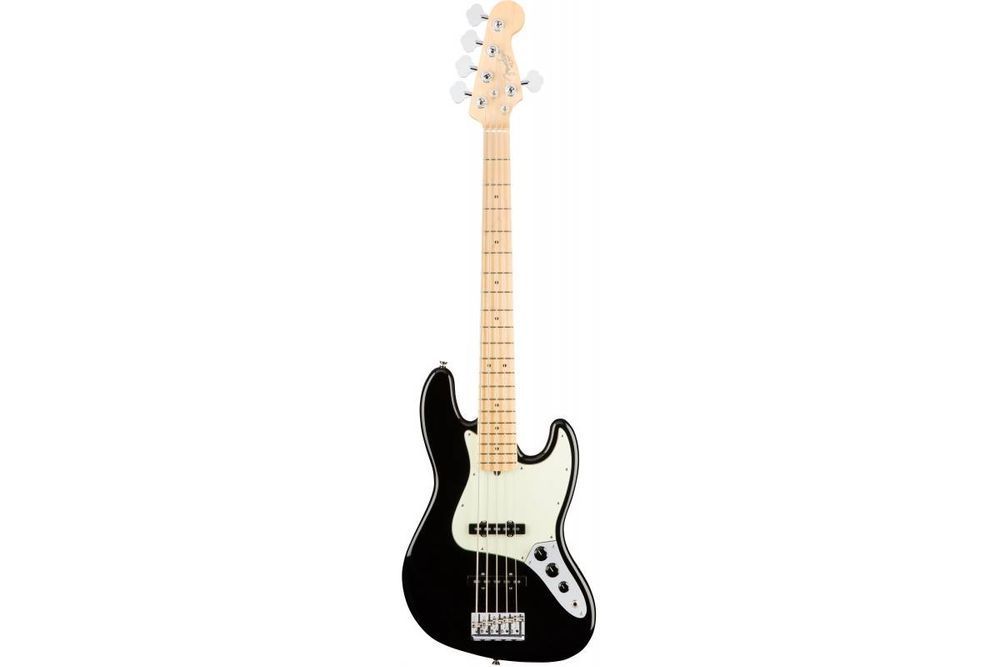 FENDER AMERICAN PROFESSIONAL JAZZ BASS V MN BLACK Бас-гітара FE-0222 фото