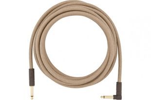 FENDER 18.6' ANGLED FESTIVAL INSTRUMENT CABLE PURE HEMP NATURAL Кабель інструментальний FE-0153 фото