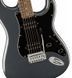 SQUIER by FENDER AFFINITY SERIES STRATOCASTER HH LR CHARCOAL FROST METALLIC Электрогитара SQ-0075 фото 1