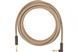 FENDER 18.6' ANGLED FESTIVAL INSTRUMENT CABLE PURE HEMP NATURAL Кабель инструментальный FE-0153 фото 1