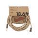 FENDER 18.6' ANGLED FESTIVAL INSTRUMENT CABLE PURE HEMP NATURAL Кабель инструментальный FE-0153 фото 3
