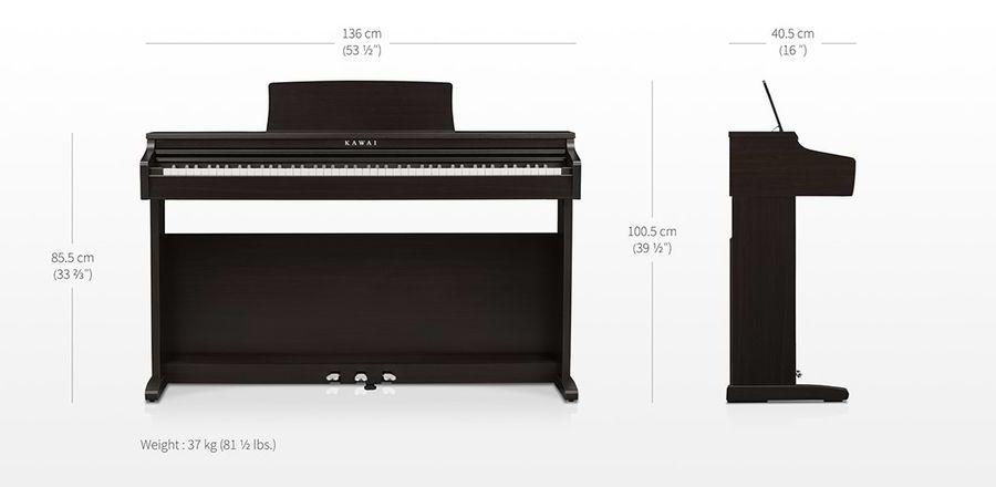 Цифрове піаніно Kawai KDP120 B Чорний KA-0192 фото