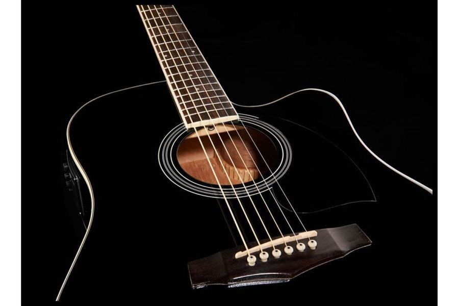 IBANEZ PF15ECE BK Гітара електроакустична IB-0027 фото