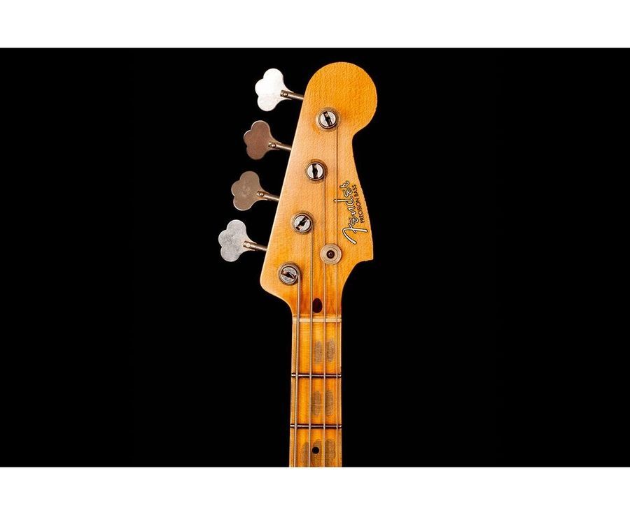 FENDER CUSTOM SHOP 1959 PRECISION BASS JOURNEYMAN RELIC AGED WHITE BLONDE Бас-гитара FE-0290 фото