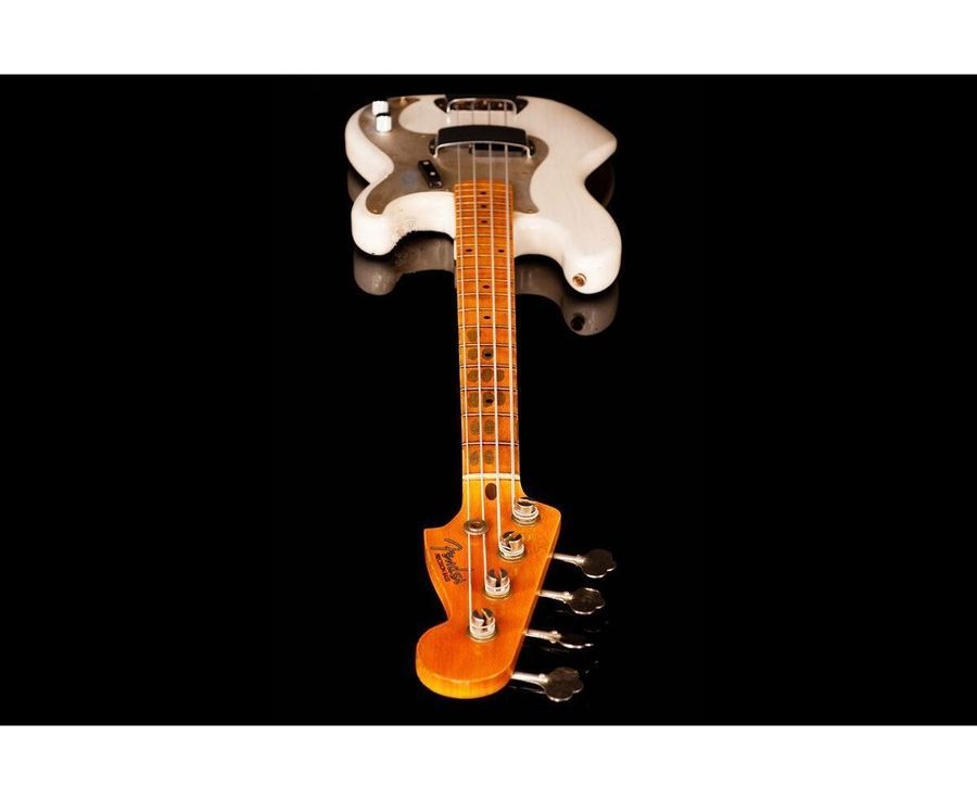 FENDER CUSTOM SHOP 1959 PRECISION BASS JOURNEYMAN RELIC AGED WHITE BLONDE Бас-гитара FE-0290 фото