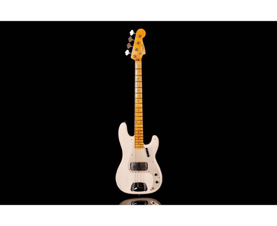 FENDER CUSTOM SHOP 1959 PRECISION BASS JOURNEYMAN RELIC AGED WHITE BLONDE Бас-гитара FE-0290 фото