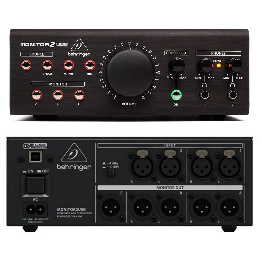 Behringer Monitor2USB Підсилювач для навушників BE-0842 фото