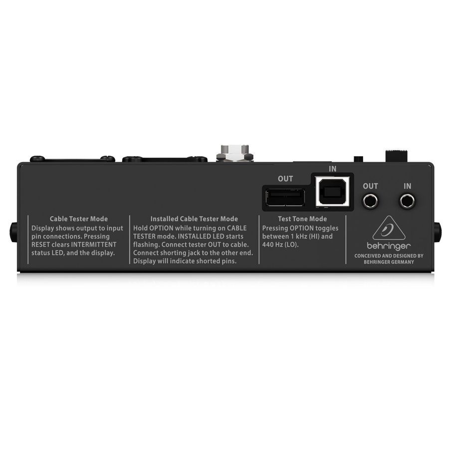 Кабельный тестер Behringer CT200 BE-0809 фото