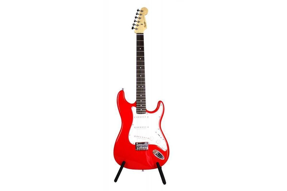SQUIER by FENDER MM STRAT HT RED Электрогитара SQ-0042 фото