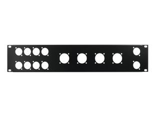 Панель для рэковых ящиков с усилителями OMNITRONIC Front Panel Z-19 8x D-Type/4xNL8/T 2U OM-0471 фото
