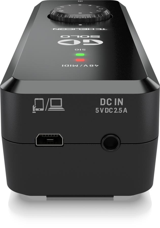 Аудиоинтерфейс TC Helicon GO Solo TE-0218 фото