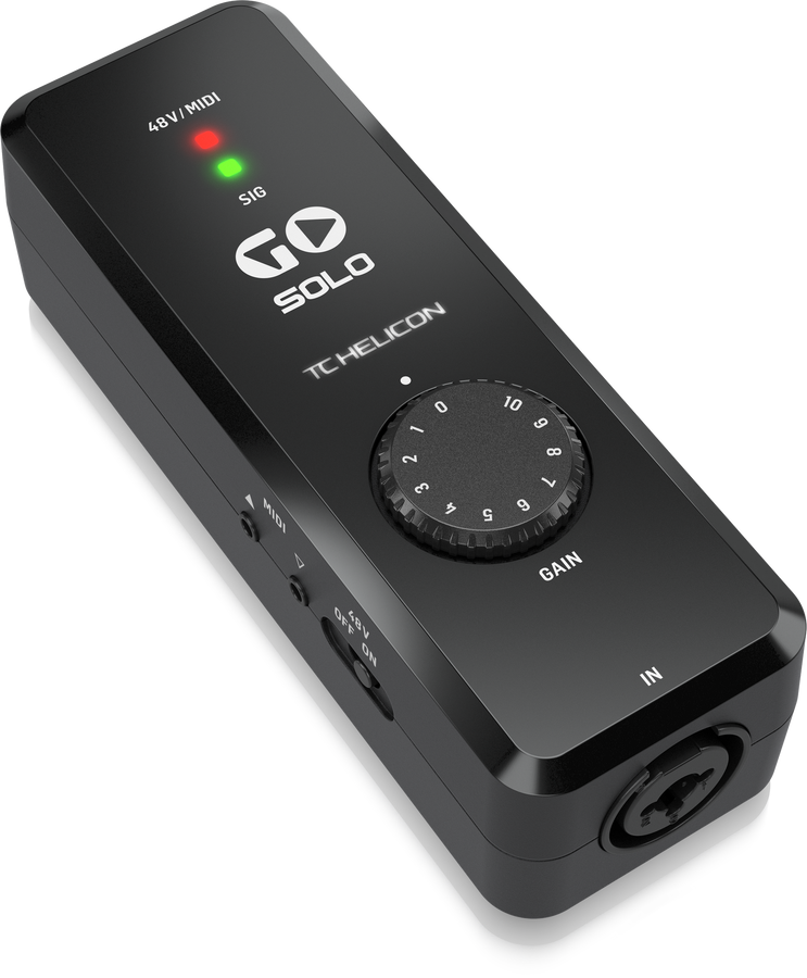 Аудиоинтерфейс TC Helicon GO Solo TE-0218 фото