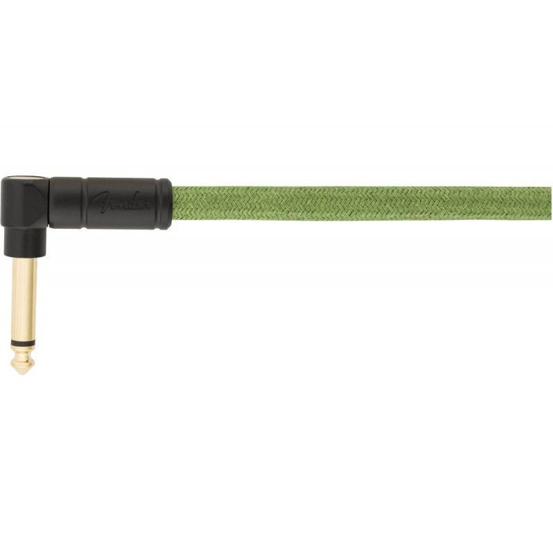 FENDER 18.6' ANGLED FESTIVAL INSTRUMENT CABLE PURE HEMP GREEN Кабель інструментальний FE-0152 фото