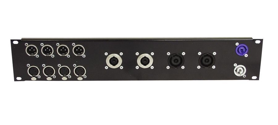 Панель для рекових ящиків з підсилювачами OMNITRONIC Front Panel Z-19 8x D-Type/4xNL8/T 2U OM-0471 фото
