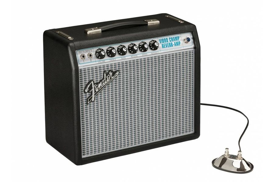 FENDER '68 CUSTOM VIBRO CHAMP REVERB Гітарний комбопідсилювач FE-0164 фото