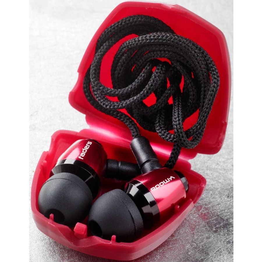 Мини наушники V-Moda Faders VIP - Rouge EA-VFD-RD VM-0015 фото