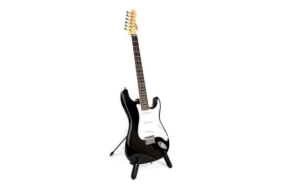 SQUIER by FENDER MM STRAT HT BLACK Электрогитара SQ-0044 фото