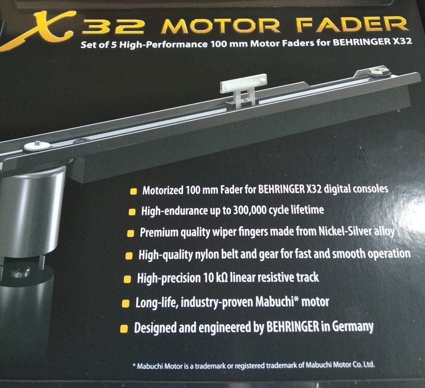 Behringer X32 MOTOR FADER BE-0700 фото