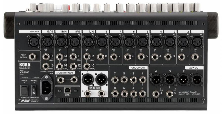 KORG MW-1608 Микшерный пульт KO-0145 фото