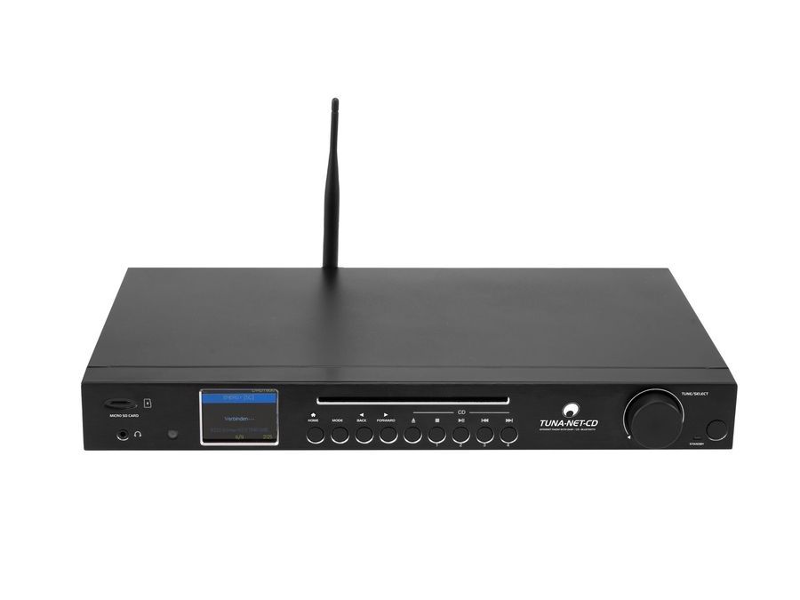 Медіа-програвач OMNITRONIC TUNA-NET-CD 19" Internet Radio with DAB+, Bluetooth and CD-Player OM-1139 фото