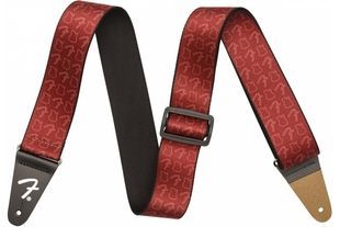FENDER STRAP 2" ICON STRAP TELE BURGUNDY Ремень гитарный FE-0581 фото