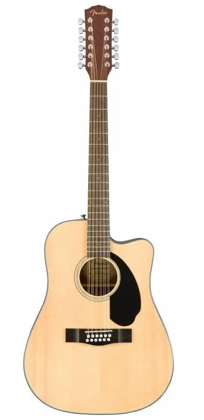 FENDER CD-60SCE-12 NATURAL Гитара электроакустическая FE-0276 фото