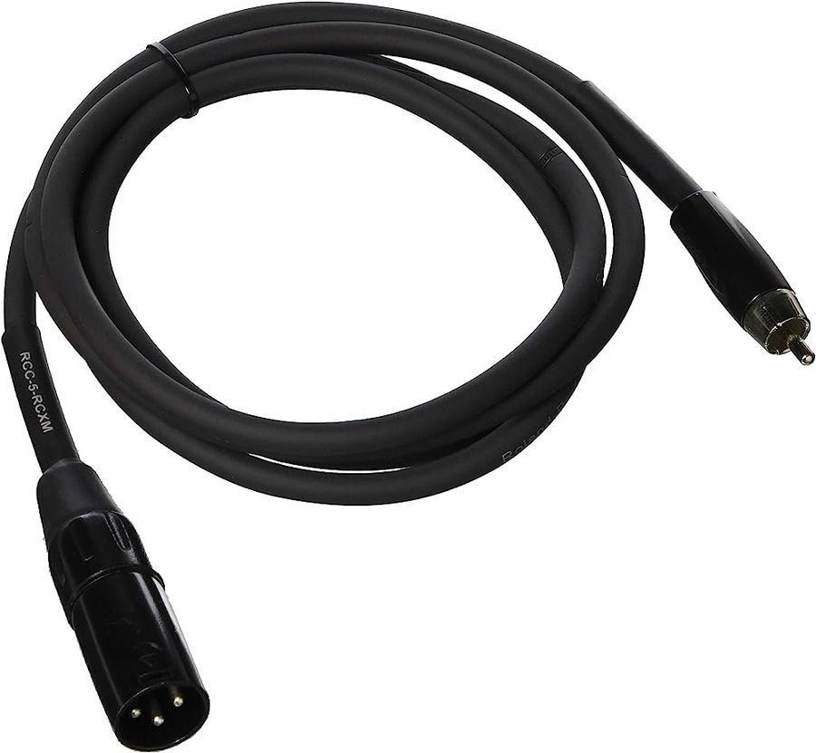 Коммутационный кабель &mdash; разъемы RCA "тюльпан" на XLR Male "папа" Roland RCC-5-RCXМ (1,5 метра) RO-2220 фото