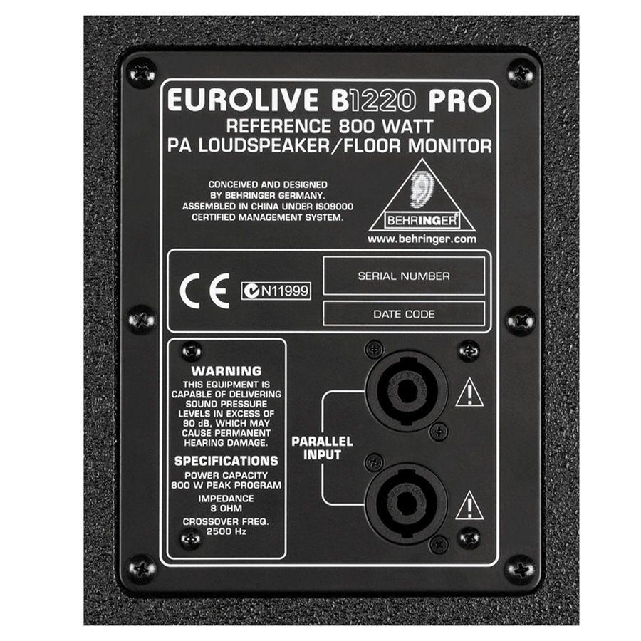 Пассивная акустическая система Behringer B1220PRO BE-0038 фото