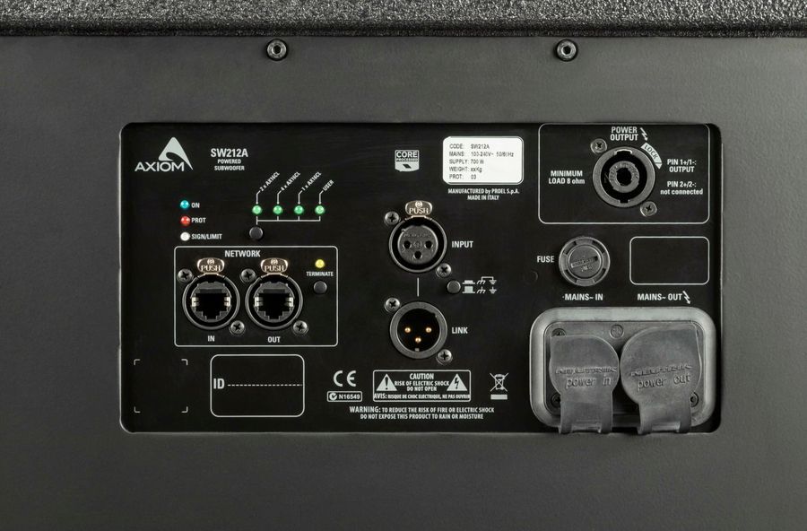 Активный сабвуфер с микропроцессорным управлением Proel Axiom SW212A PR-6904 фото