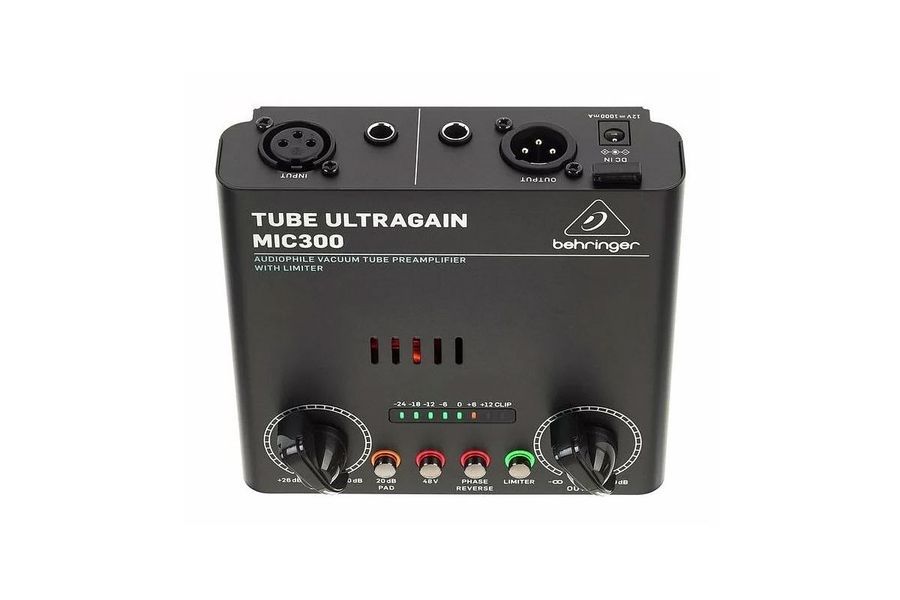 Ламповий мікрофонний підсилювач Behringer MIC300 TUBE ULTRAGAIN BE-0974 фото
