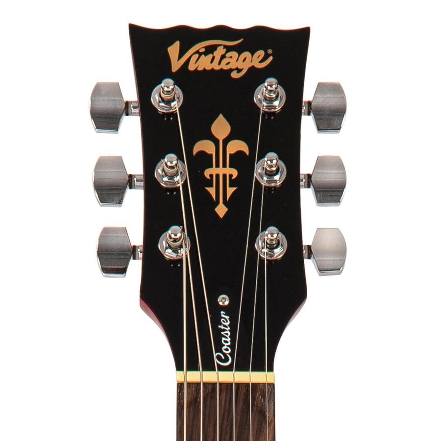 Електрогітара Vintage V10CSB Coaster Series колір Cherry Sunburst VN-0219 фото