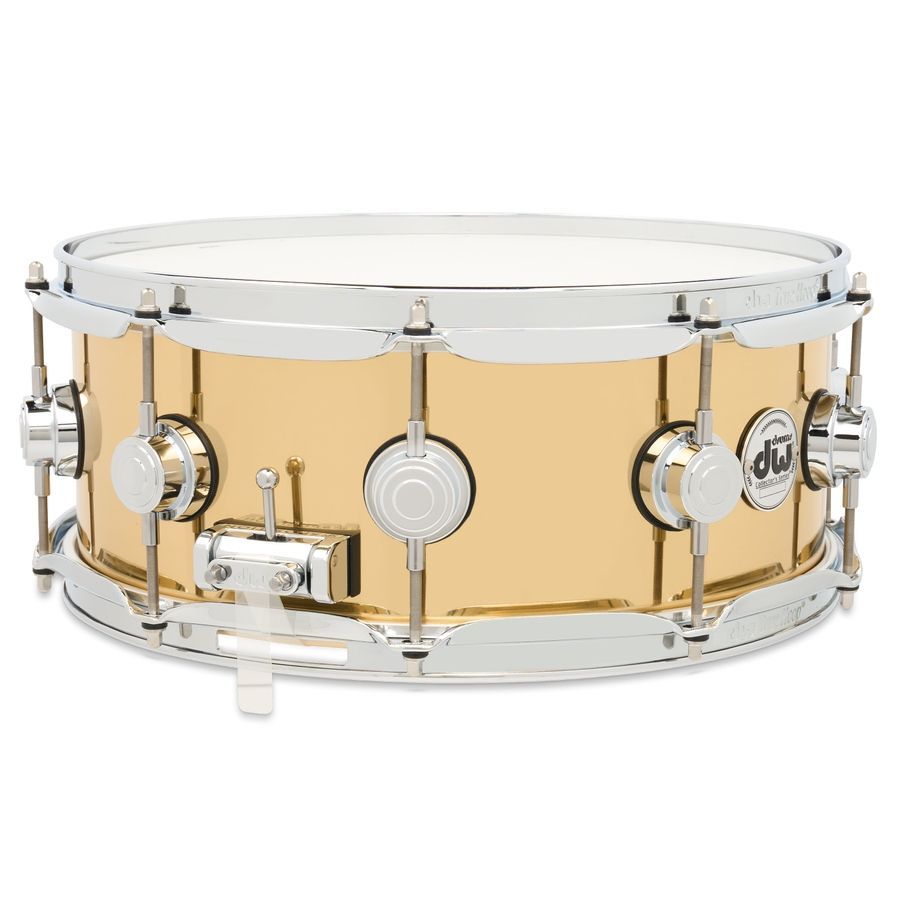 DW DRVN5514SPCPolished Brass Snare Drum 5.5x14 DW-X290 фото