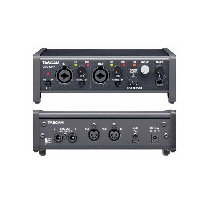 Аудіоінтерфейс Tascam US-2x2HR TA-0403 фото