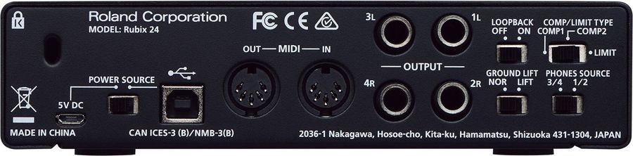 Аудіоінтерфейс Roland Rubix 24 USB RO-2293 фото