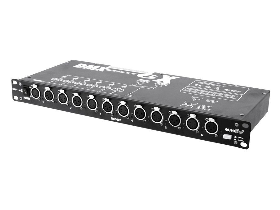 EUROLITE Split 6X DMX Splitter EL-0141 фото