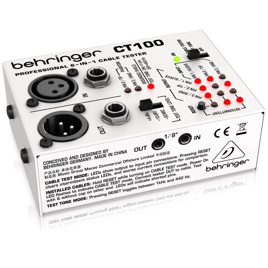 Тестер Behringer CT100 BE-0180 фото