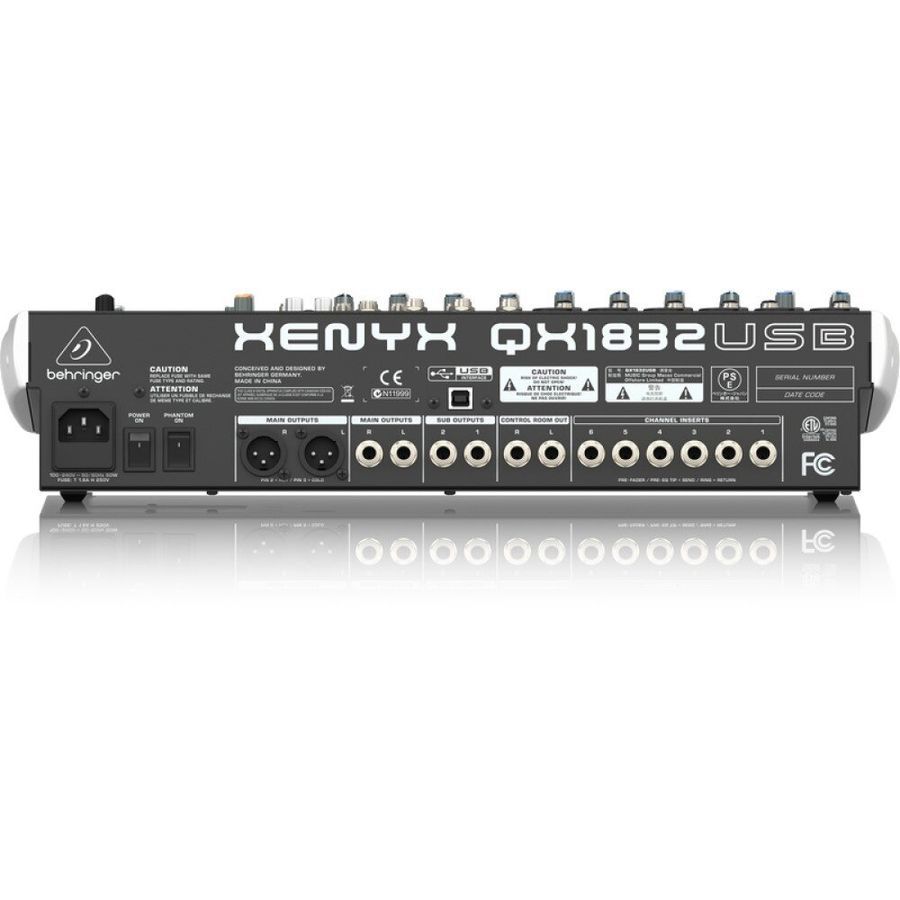 Аналоговый микшерный пульт Behringer XENYX QX1832USB BE-0735 фото